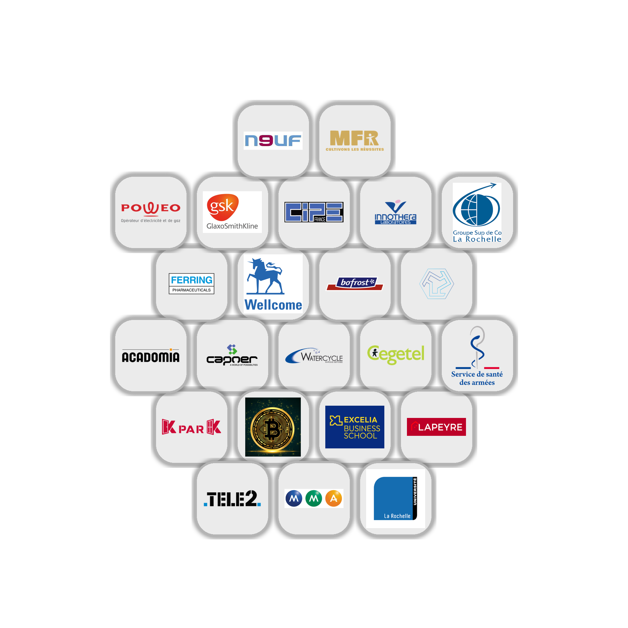Logos des collaborations